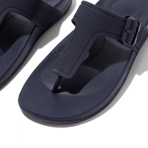 Fitflop - iQUSHION ADJUSTABLE BUCKLE FLIP-FLOPS Midnight Navy - DROP 10