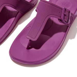 Fitflop - iQUSHION ADJUSTABLE BUCKLE FLIP-FLOPS Miami Violet - Annullato