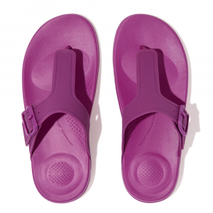 Fitflop - iQUSHION ADJUSTABLE BUCKLE FLIP-FLOPS Miami Violet - Annullato