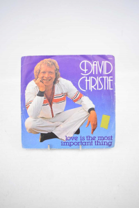 Disco Vinile 45 Giri David Christie Love Is The Most Important Thing