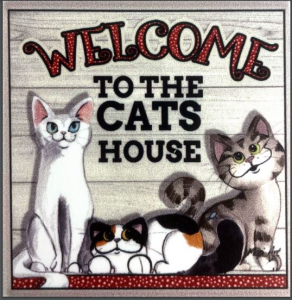 Magnete Welcome to the cats house