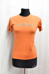 Shirt Woman Coveri Orange Size S