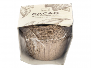 H&H Set 12 Stampi Cacao Muffin 7X4Cm
