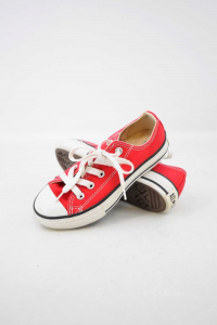 Shoes Boy Red All Star Size 28 (used Little)