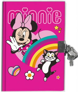 DIARIO dei segreti Minnie Mouse c/lucchetto