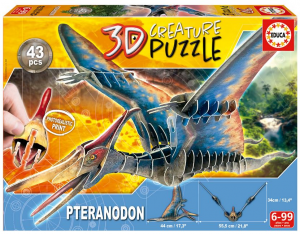 Puzzle 3D Pteranodo dinosauri 43pz. -EDUCA