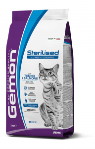 Gemon cat Sterilised con Tonno e Salmone 2kg/7kg