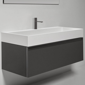 Meuble de salle de bain Atelier avec vasque double  Gesto  Monoblocchi Antoniolupi