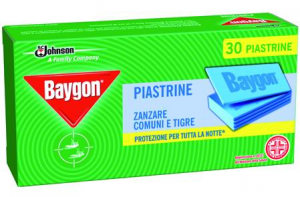 INSETTICIDA BAYGON PROTECTOR 30 PIASTRINE TRM RICARICA  6 CF