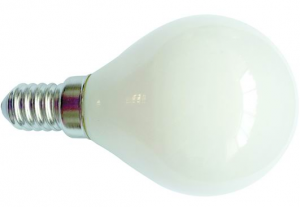 LAMPADE LED VIGOR SATIN MINIGLOBO CALDA  E14  4W -420LM  6 PZ