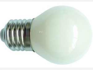 LAMPADE LED VIGOR SATIN MINIGLOBO CALDA  E27  4W -420LM  6 PZ
