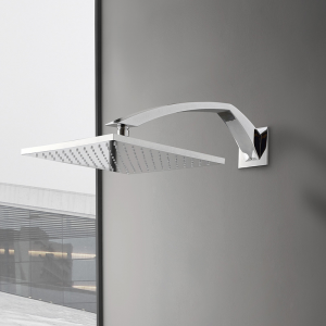 Curved wall-mounted shower head Archè Treemme