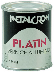 VERNICE METALCROM PLATIN-TUBO ALLUMINIO BRILLANTE     125 ML