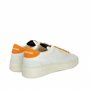 Sneakers bianche/arancio Stokton