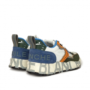 Sneakers verdi/bianche/ocra Voile Blanche