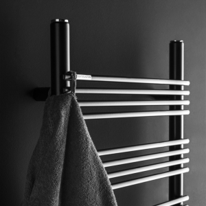 Electric towel rail radiator with room thermostat Rabbit H2O Antrax