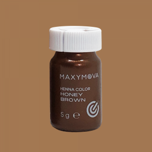 Honey Brown. Polvere Colorante con Henné per Sopracciglia - Biondo Medio Miele MAXYMOVA