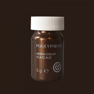 Cacao. Polvere Colorante con Henné per Sopracciglia - Marrone Scuro MAXYMOVA