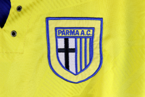 1993-94 Parma Maglia #13 Maltagliati Match Worn Umbro Parmalat