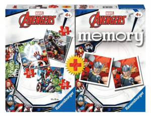 Avengers PUZZLE più MEMORY 20674 RAVENSBURGER