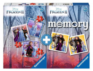 Frozen 2 PUZZLE più MEMORY 20673 RAVENSBURGER
