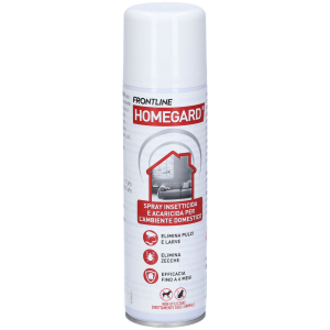 FRONTLINE HOMEGARD 250ML
SPRAY INSETTICIDA E ACARICIDA PER L'AMBIENTE DOMESTICO