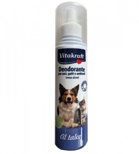 Vitakraft - Deodorante Spray per Cani e Gatti - Talco - 250ml