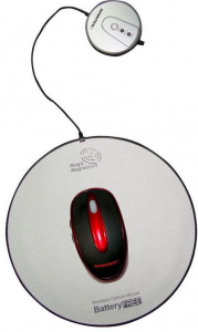 Mouse Elettromagnetico -NO batterie 5 keys  Black/Red