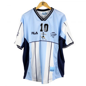2001 Argentina Diego Maradona Testimonial Shirt #10 L (Top)