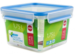 CLIP & CLOSE 1,75 L -contenitore per alimenti Quadrato (16,7x16,7x11,1cm)