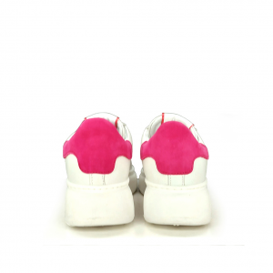 Sneakers bianche/fuxia degrade Meline