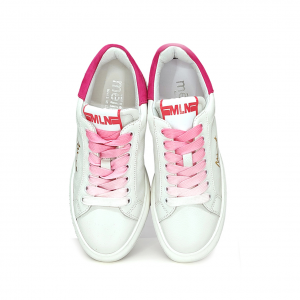 Sneakers bianche/fuxia degrade Meline