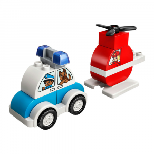 Lego 10957  elicottero antincendio e auto della polizia 