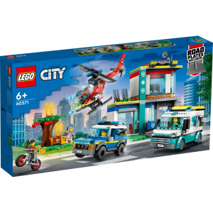Lego 60371 quartier generale veicoli d'emergenza