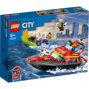 Lego 60373 barca di soccorso antincendio