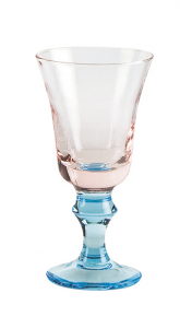 Eis Gläser Pink Hellblau (6stck)