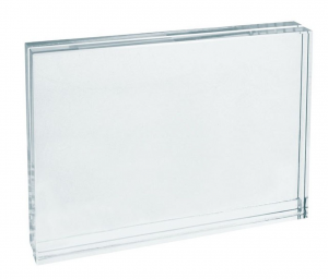 Portafoto in vetro trasparente