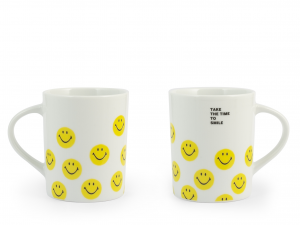 Set 6 Mug Smiley 330 cc