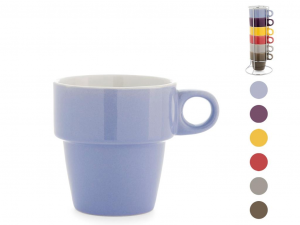 Set 6 tazze tè Colorcup con stand 