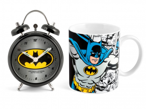Confezione sveglia e Mug Batman 360cc