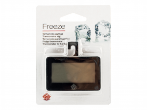 Termometro frigo digitale nero