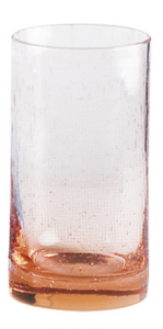 Bubble Water Glass pink (6pcs)