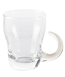Glass cup with handle (6pcs)
