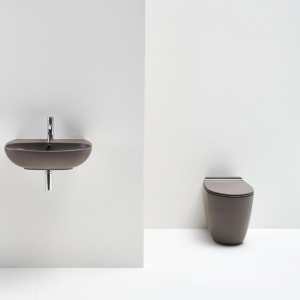 Floor-standing rimless ceramic toilet Simas Vignoni 