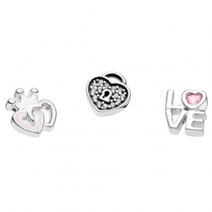 PACK CHARM FOREVER HEARTS PETITE MEMORIES