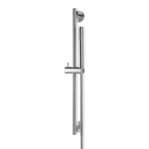 Stainless steel shower sliding wall bar equipped with shower and hose Ayas by Vema