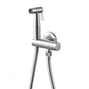 Single-lever toilet/bidet tap with hand shower Ayas by Vema 