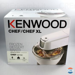 Vendita Kenwood Chef Gelatiera Accessorio Kenwood per Impastatrice  Planetaria, 1 litro