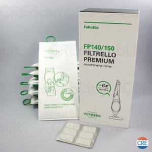 Filtrelli Premium x 6 + Profumi Dovina - VK140 / VK150