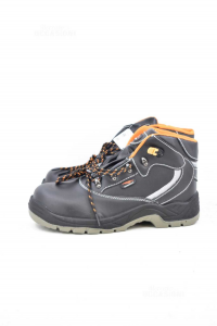 Boots Accident Prevention Size 43 Technosafe Black Orange New